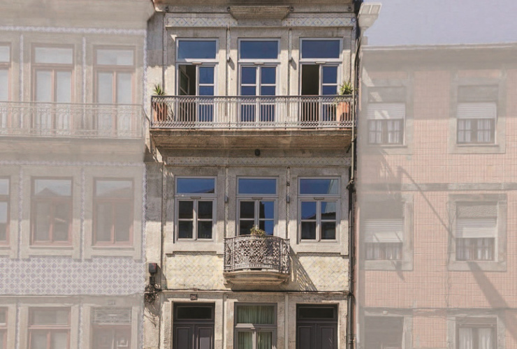 Guesthouse with 7 apartments, garden and luxury furnishings in the heart of Porto
