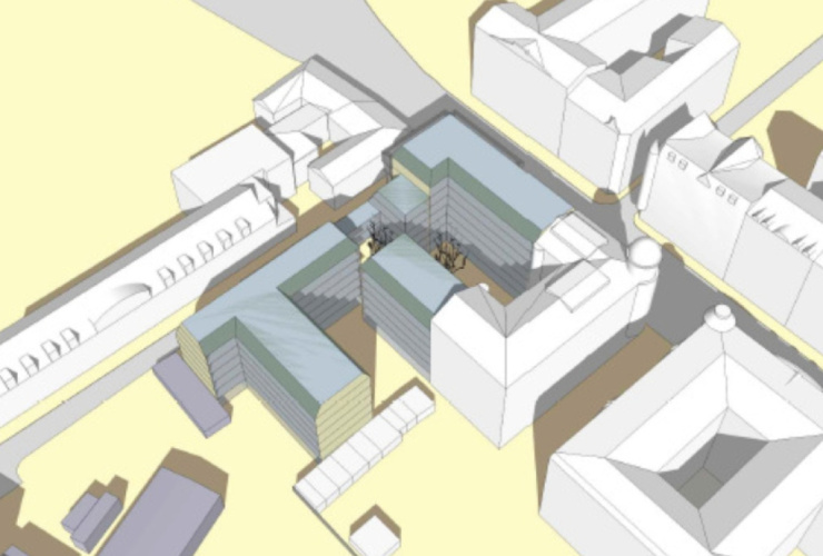 Участок земли в центре Риги