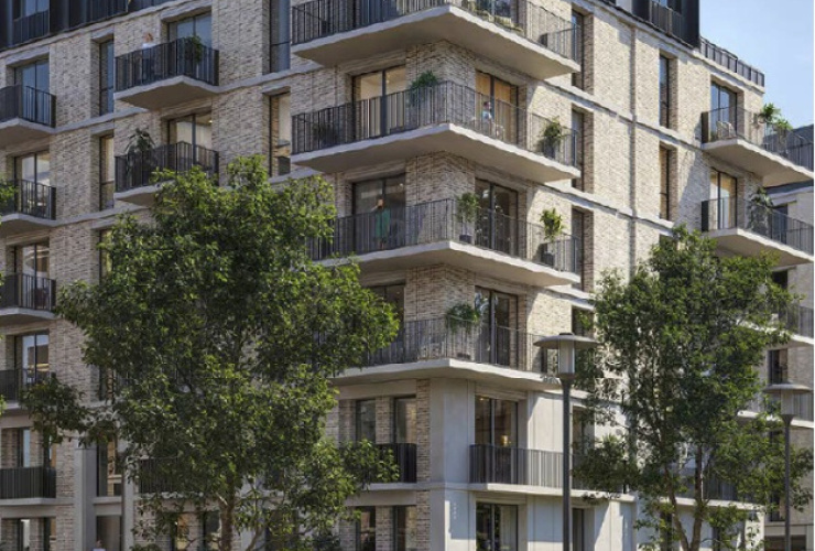 3 bedroom apartment in Riga Waterfront in the building Park Residences for sale.