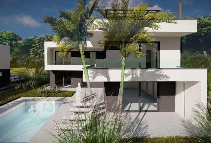 Istria, Tar, luxury villa with sea view