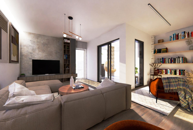 Задар, Петрчане, роскошный пентхаус с прекрасным видом, 30 м от моря