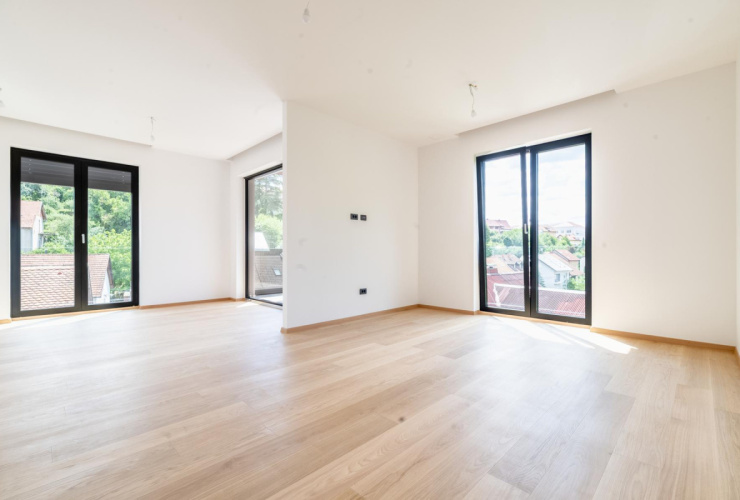 Zagreb, Srebrnjak, NEW BUILDING, luxurious three-room apartment NKP 81,20 m2