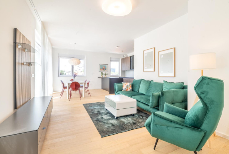 Загреб, деловая зона Радничка, трехкомнатный пентхаус 128 м2, ПЕРВОЕ ЗАЕЗД