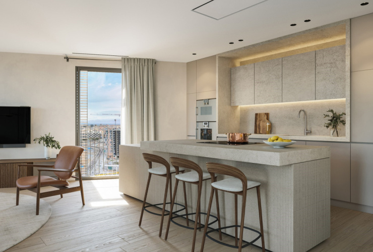 GLORIA-DIAGONAL brand new 2-bedroom flat with 19 m2 terrace