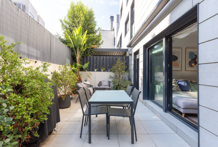 Квартира на первом этаже с большим садом в Фольпеллере