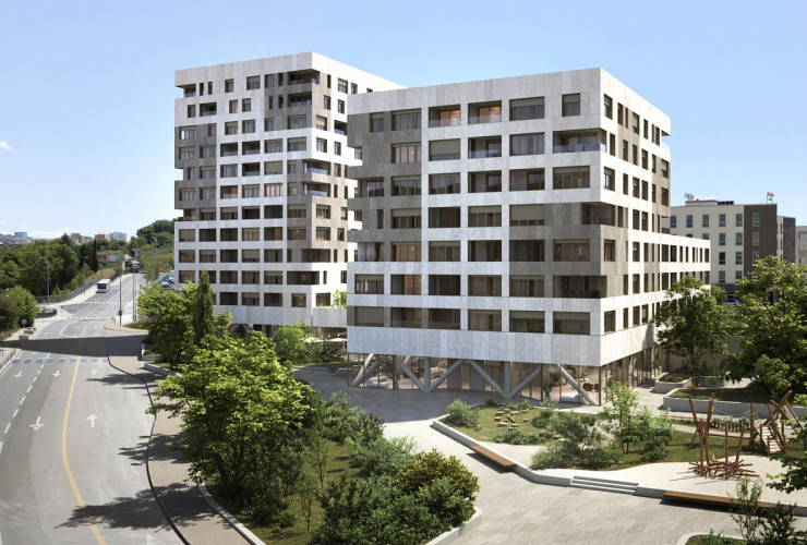 Split, Lora: three-bedroom apartment in the modern Lora 68° complex